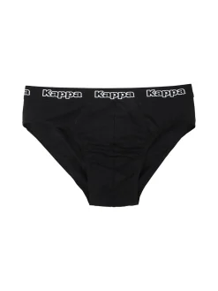 Kappa Slip da uomo in cotone con scritta