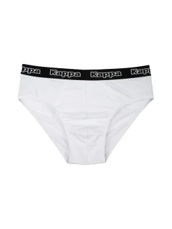 Kappa Slip da uomo in cotone con scritta
