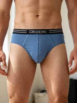 Kappa Slip uomo in cotone elasticizzato - blu