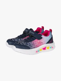 Kappa SPARK Sneakers sportive da ragazza con luci e cinturino a strappo - multicolore