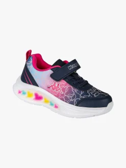 Kappa SPARK Sneakers sportive da ragazza con luci e cinturino a strappo - multicolore