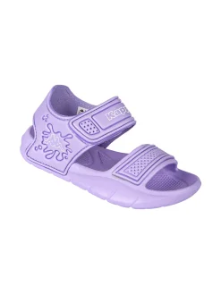 Kappa SPLASH Sandali da bambina in gomma con cinturino a strappo - lilla