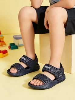 Kappa SPLASH Sandali da bambino in gomma con cinturino a strappo - blu scuro