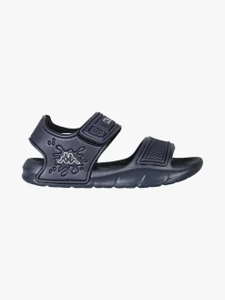 Kappa SPLASH Sandali da ragazzo in gomma con cinturino a strappo - blu scuro