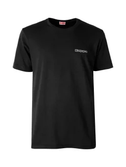 Kappa T-shirt da uomo con logo - nero