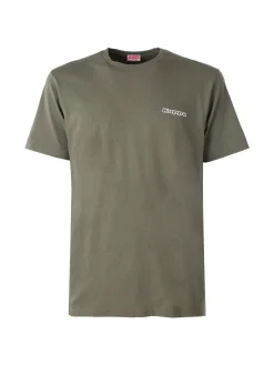 Kappa T-shirt da uomo con logo - oliva