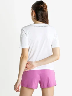Kappa T-shirt donna in cotone con logo a pois