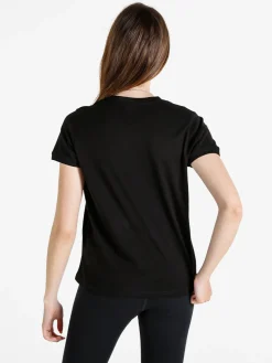 Kappa T-shirt donna in cotone con scollo a V