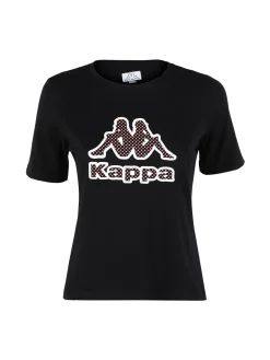 Kappa T-shirt donna in cotone con logo a pois