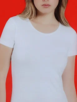 Kappa T-shirt intima girocollo da donna in cotone