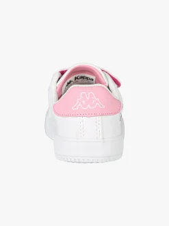 Kappa ZOOM Sneakers da bambina in ecopelle con strappi - bianco