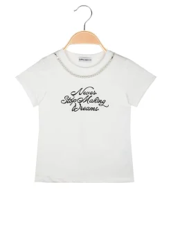 Karino Kids T-shirt da bambina con collana di perle