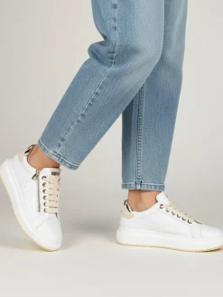 Keys Sneakers donna con platform - beige