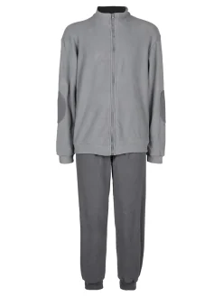 Kissimo Pigiama in pile da uomo full zip