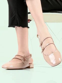 Klas Slingback scarpe donna Mary Jane aperte dietro