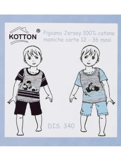 Kotton Pigiama corto neonato in cotone
