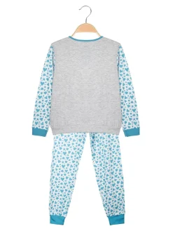 Kotton Pigiama lungo da bambina in cotone