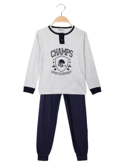 Kotton Pigiama lungo da bambino in cotone