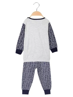 Kotton Pigiama lungo da neonata 2 pezzi in cotone
