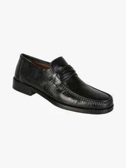 La Cuoieria Mocassini in pelle da uomo - nero