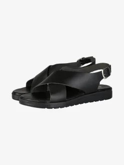 La Cuoieria Sandali donna in pelle con fascia incrociata