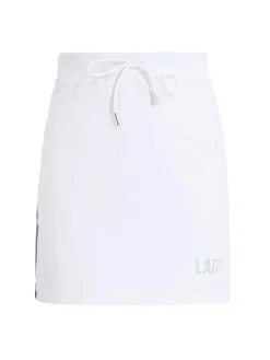 Ladp Gonna in cotone con bottoni laterali