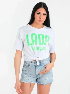 Ladp T-shirt donna con nodo
