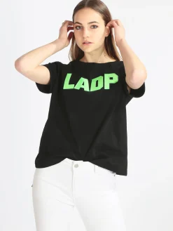 Ladp T-shirt donna manica corta con scritta