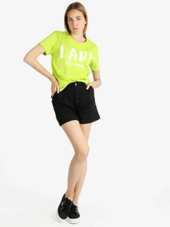 Ladp T-shirt manica corta donna con scritta