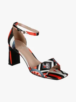 La Flor Sandali donna colorati con tacco chiusi sul tallone