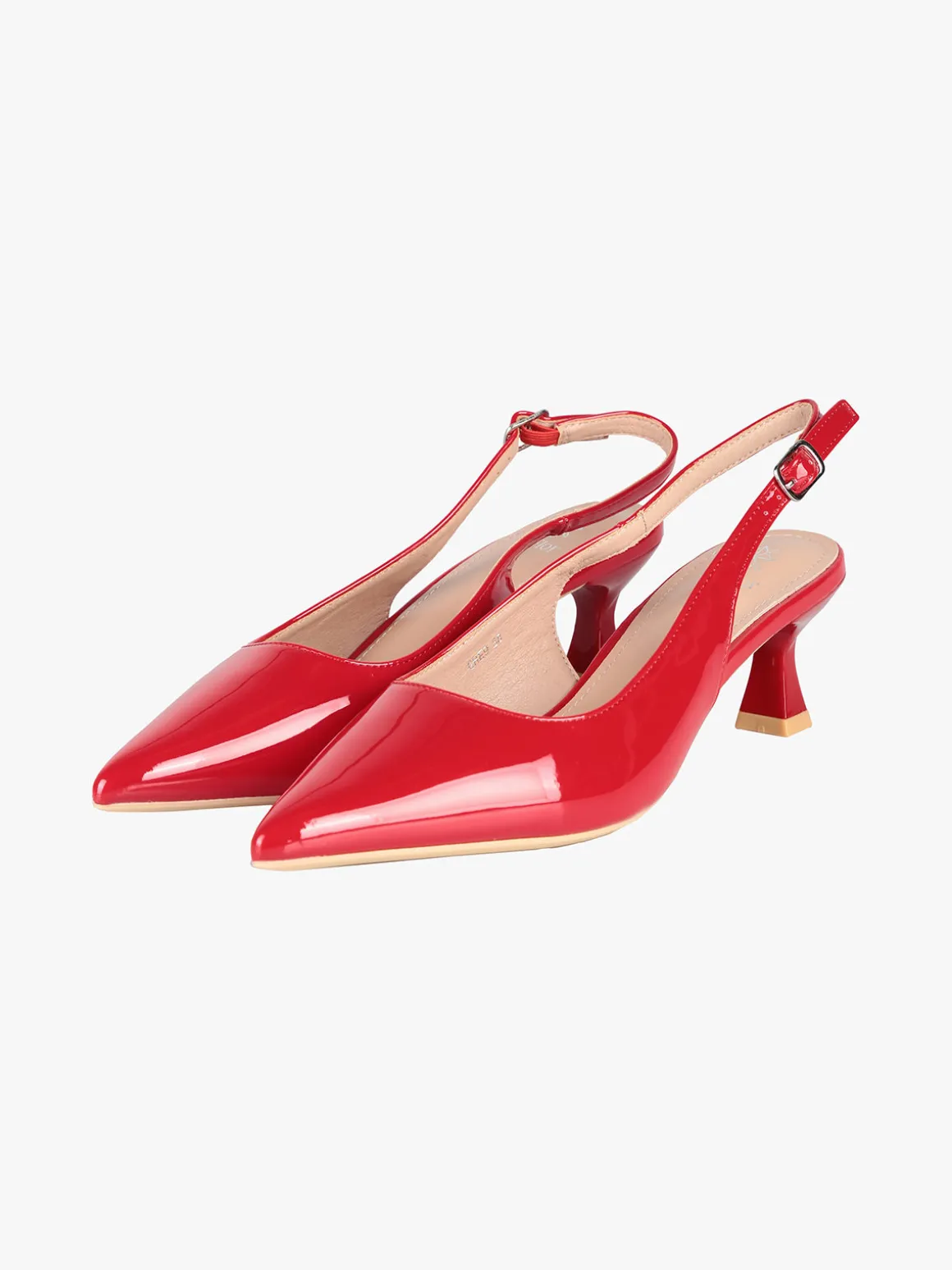 La Flor Slingback donna in vernice con cinturino e fibbia