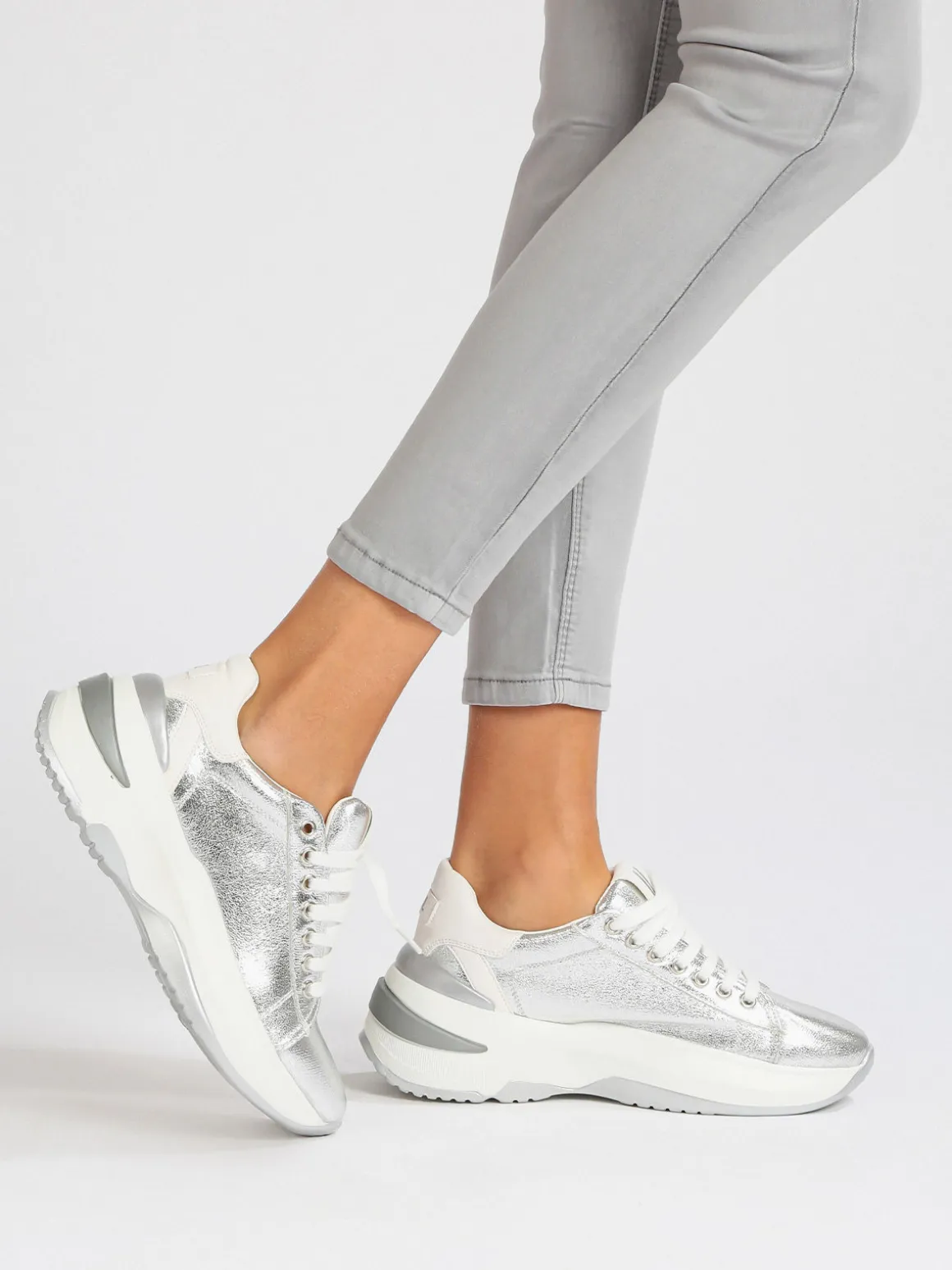 Lancetti Sneakers donna con zeppa