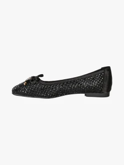 Laura Biagiotti Ballerine donna in tulle con strass - nero