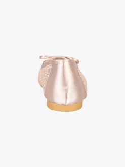 Laura Biagiotti Ballerine donna in tulle con strass - cipria