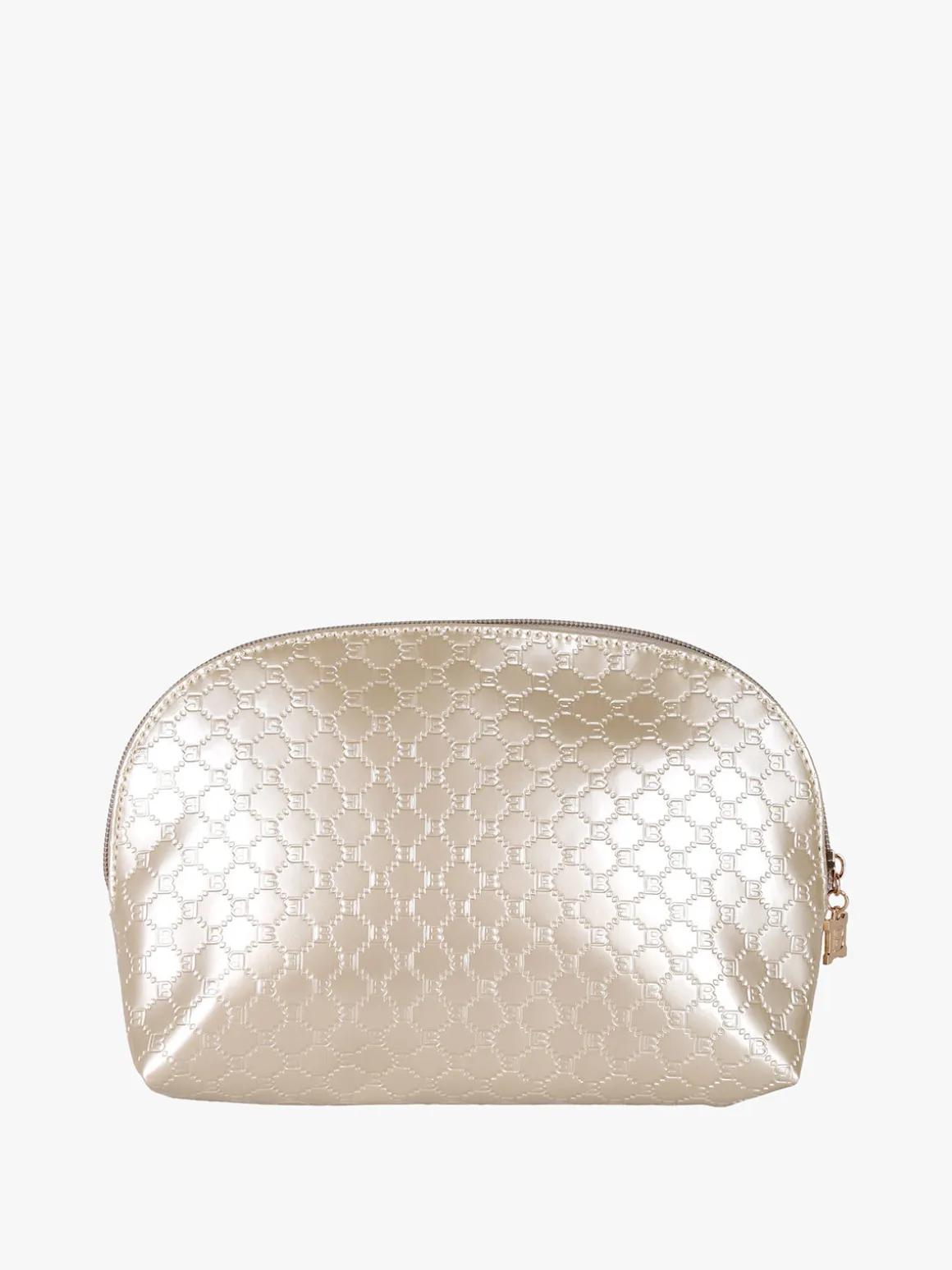 Laura Biagiotti Beauty case donna in vernice con logo - oro