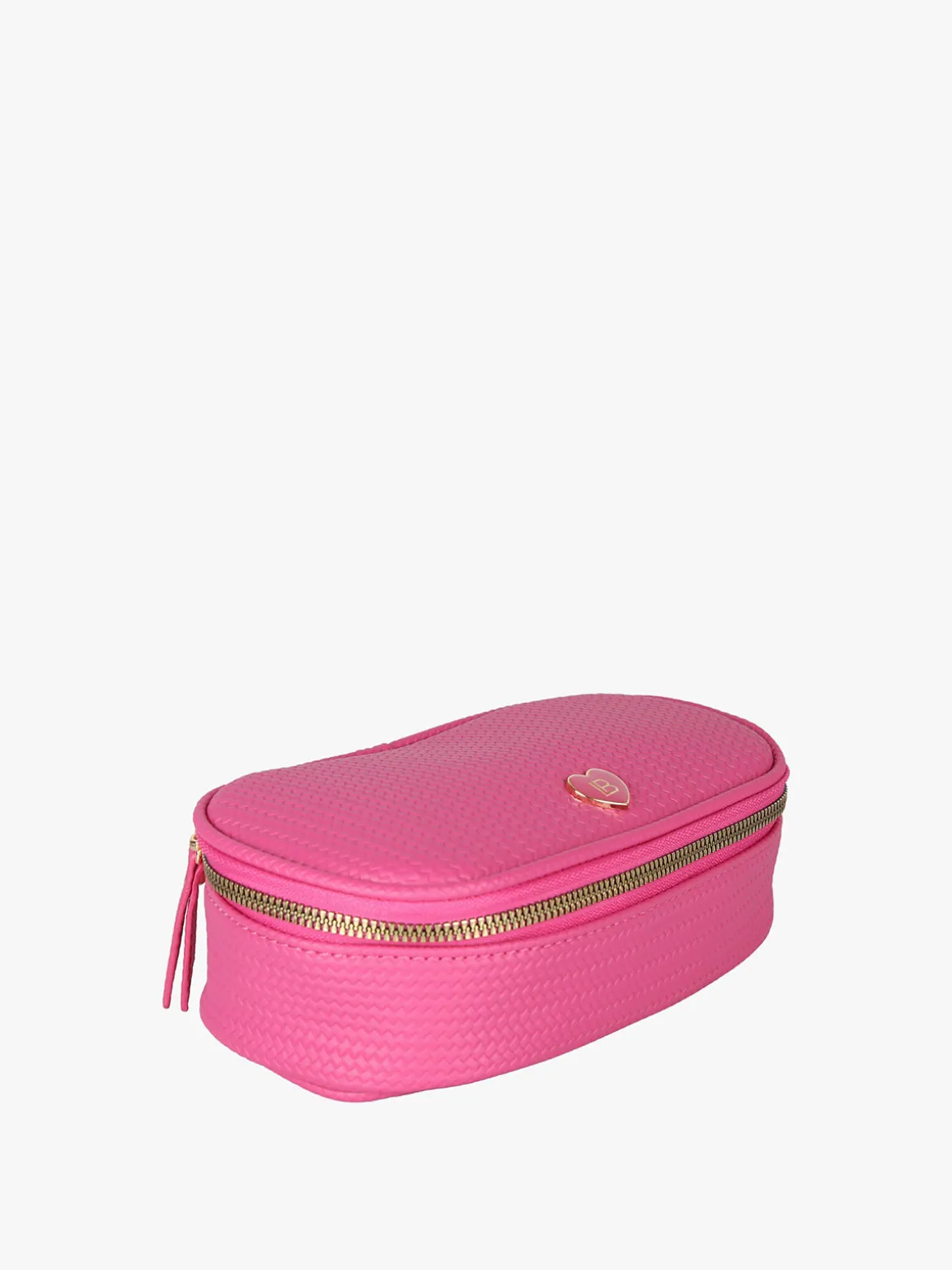 Laura Biagiotti Beauty case da donna in ecopelle con zip - fucsia