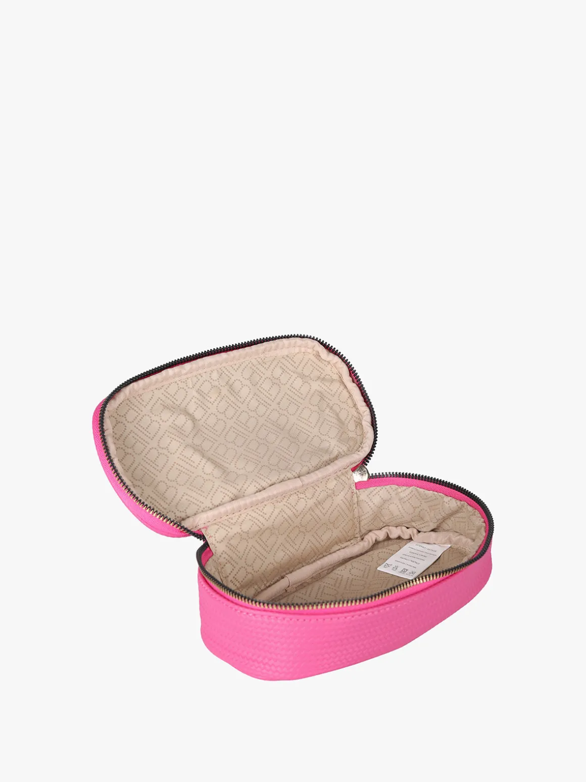 Laura Biagiotti Beauty case da donna in ecopelle con zip - fucsia