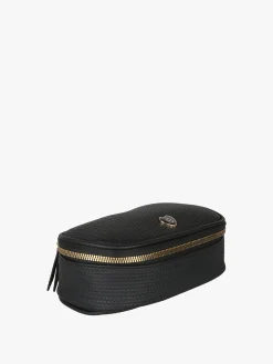 Laura Biagiotti Beauty case da donna in ecopelle con zip - nero