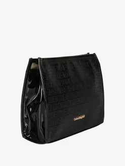 Laura Biagiotti Beauty case in vernice da donna con zip - nero