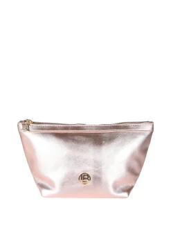 Laura Biagiotti Beauty case medio con logo - rosa