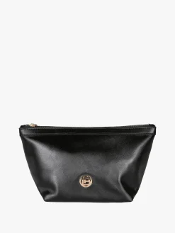 Laura Biagiotti Beauty case medio con logo - nero