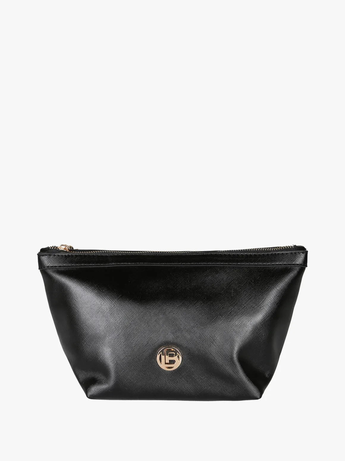Laura Biagiotti Beauty case medio con logo - nero
