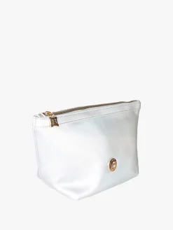 Laura Biagiotti Beauty case medio con logo - argento