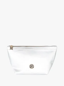 Laura Biagiotti Beauty case medio con logo - argento