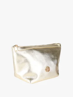 Laura Biagiotti Beauty case medio con logo - oro