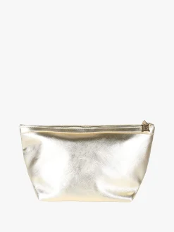 Laura Biagiotti Beauty case medio con logo - oro
