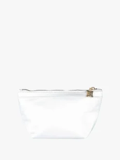 Laura Biagiotti Beauty case piccolo con logo - argento
