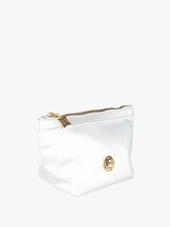 Laura Biagiotti Beauty case piccolo con logo - argento