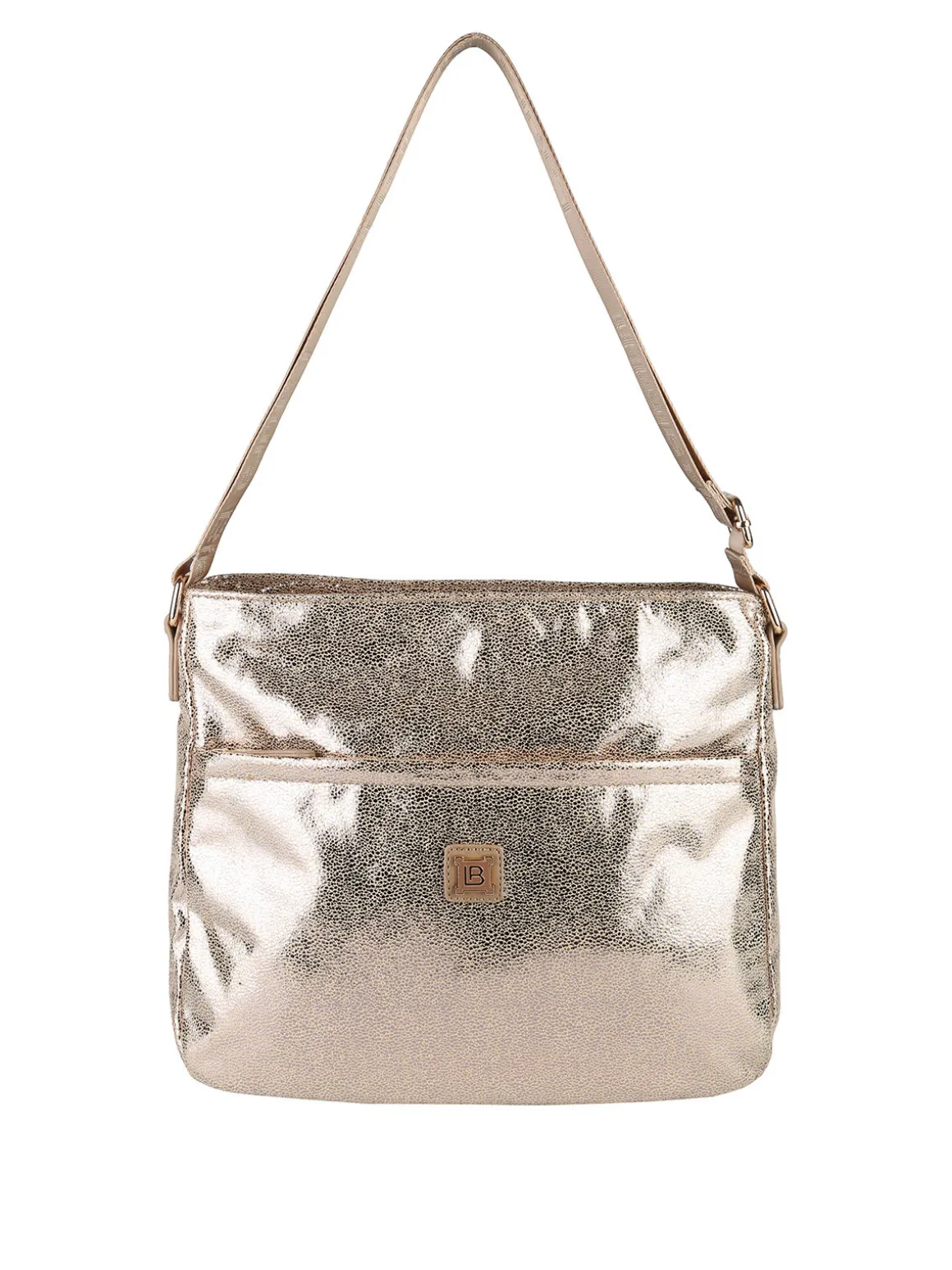 Laura Biagiotti Borsa donna a tracolla effetto laminato
