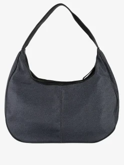 Laura Biagiotti Borsa donna hobo in tessuto impermeabile - nero
